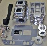 BB Chevy Blower Package Billet 8-71 - Blower Shop w - Billet Rotors for Alcohol - Polished